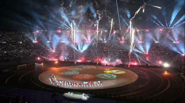 La cérémonie d'ouverture dans le stade de Tanger @APANEWS