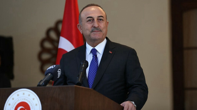 Le ministre turc des Affaires étrangères, Mevlut Cavusoglu. Crédit photo : AA