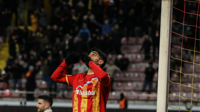Kayserispor'un gol sevinci