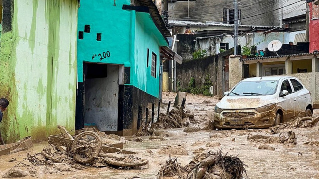 Les dommages causés par la tempête dans la municipalité de Sao Sebastiao.
Crédit: Hôtel de ville de Sao Sebastiao / AFP