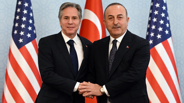 Dışişleri Bakanı Mevlüt Çavuşoğlu, ABD Dışişleri Bakanı Antony Blinken.