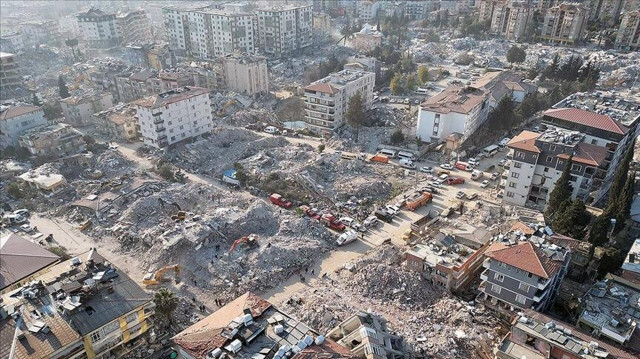 Kahramanmaraş depreminden enkaz