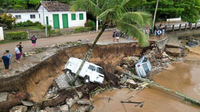 Brezilya'da sel ve toprak kayması