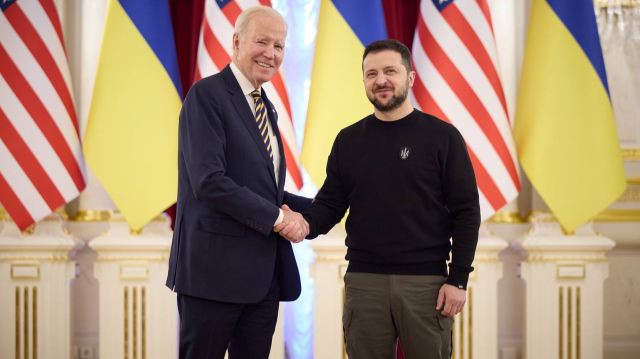 ABD Başkanı Biden ve Ukrayna Devlet Başkanı Zelenskiy
