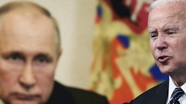 Le président russe Vladimir Poutine et le président américain Joe Biden. Crédit photo: Drew Angerer/Getty Images/AFP