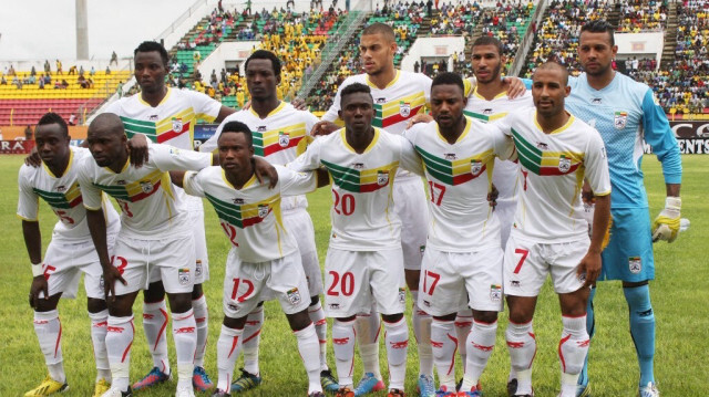 L' équipe de football du Bénin. Crédit Photo: STRINGER / AFP