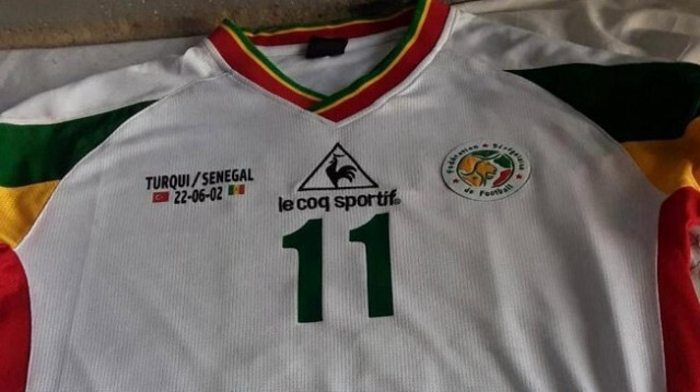Senegal 2002 World Cup jerseys