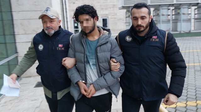 Samsun'da DEAŞ operasyonunda tutuklama.