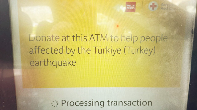 ABD’de, banka ATM’leri ile Türkiye'ye bağış yapılabilmesi için bir kampanya başlatıldı.