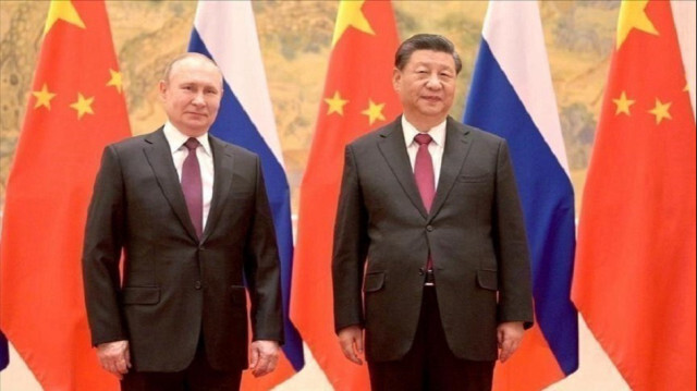 Le président russe, Vladimir Poutine et le président chinois, Xi Jinping. Crédit photo: AGENCE ANADOLU