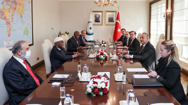 Bakan Çavuşoğlu İslâm İşbirliği Teşkilatı (İİT) heyeti ile görüştü.
