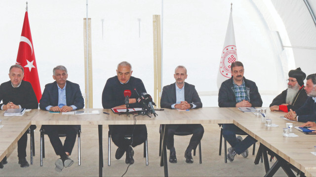 Kültür ve Turizm Bakanı Mehmet Nuri Ersoy, Hatay Arkeoloji Müzesi’nde düzenlenen “Hatay Kültürel Mirasını Yaşatma Projesi” toplantısına katıldı.