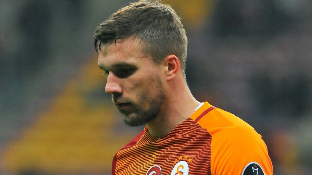 Podolski, 2015-2017 yılları arasında Galatasaray'da oynamıştı.