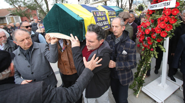 Ziya Şengül'ün cenazesi toprağa verildi. 