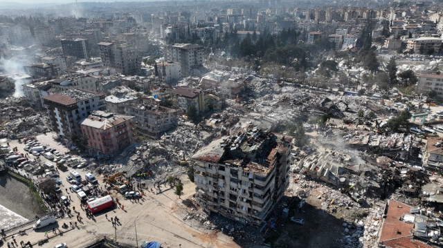 Kahramanmaraş merkezli 7.7'lik deprem sonrası Hatay. 