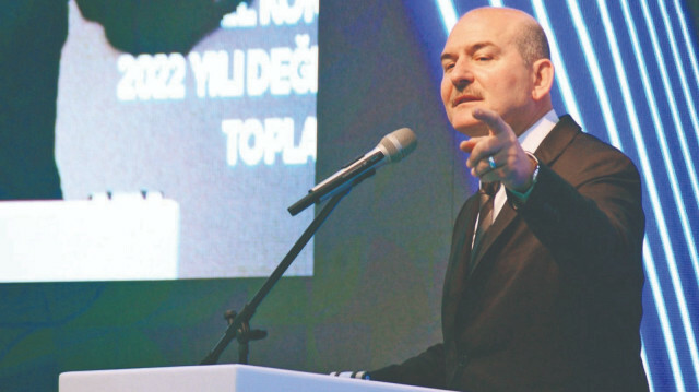 İçişleri Bakanı Süleyman Soylu, Jandarma Genel Komutanlığı 2022 Yılı Değerlendirme Toplantısı’nda konuştu.