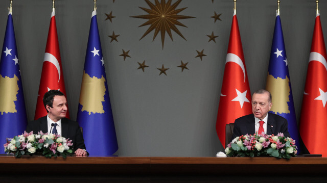 Kosova Cumhuriyeti Başbakanı Kurti - Cumhurbaşkanı Erdoğan.
