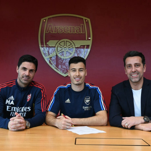 Arsenal Martinelli'nin sözleşmesini 2027 yılına kadar uzattı