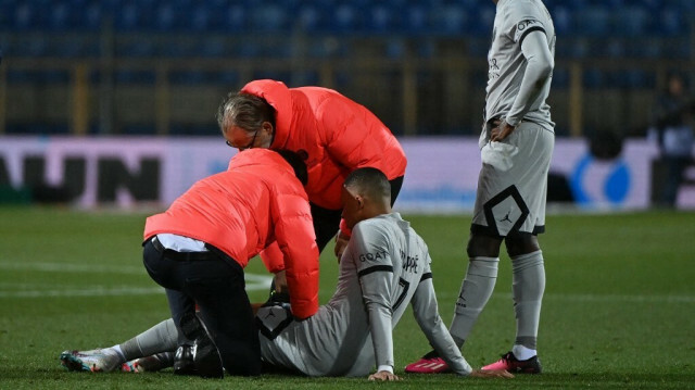 Mbappé forfait pour le match contre le Bayern Munich @Sylvain THOMAS / AFP