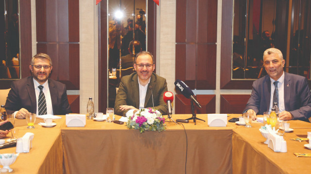 Gençlik ve Spor Bakanı Mehmet Muharrem Kasapoğlu, Yeni Şafak’ın editör masasına konuk oldu.