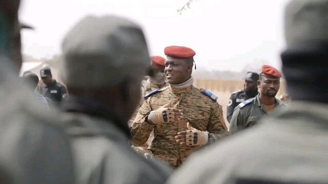 Le colonel burkinabè Ibrahim Traoré. Crédit Photo: APANEWS