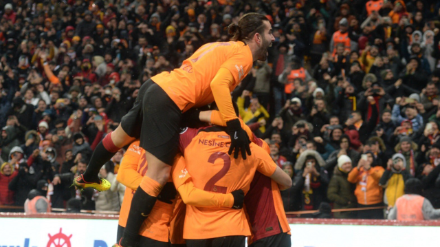 Galatasaray gol sevinci