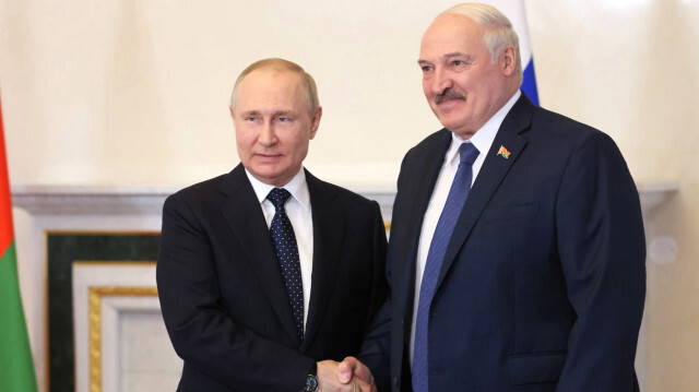 Rusya Devlet Başkanı Vladimir Putin ve Belarus Cumhurbaşkanı Aleksandr Lukaşenko