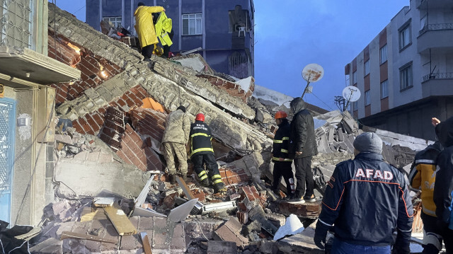 Kahramanmaraş'ta 7,4 büyüklüğünde deprem meydana geldi.