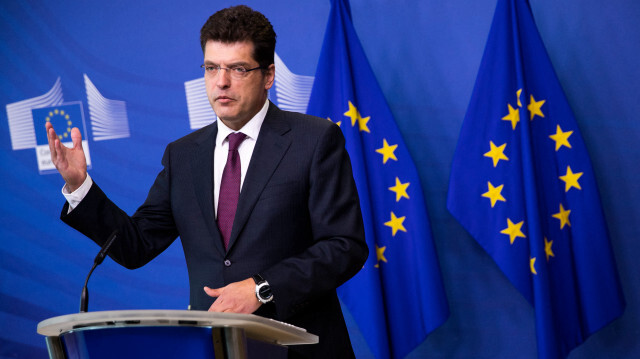 Le commissaire européen chargé de la gestion des crises, Janez Lenarcic. Crédit photo: FRANCISCO SECO / POOL / AFP