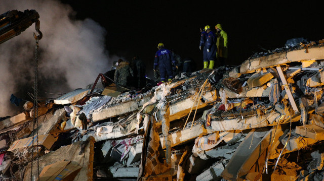 Kahramanmaraş merkezli 10 ili etkileyen büyük deprem.