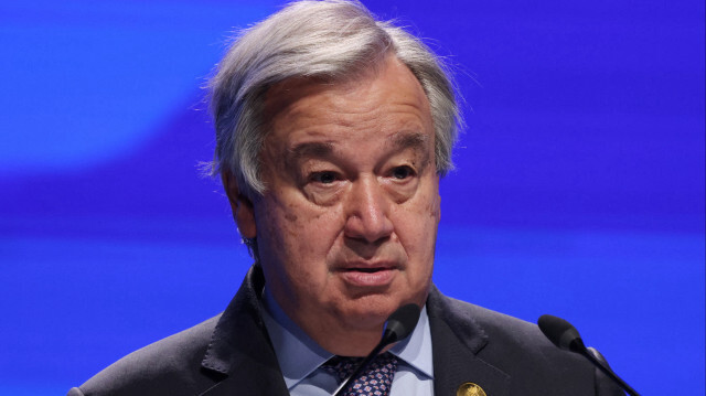 Le Secrétaire général de l'ONU, Antonio Guterres. Crédit photo: JOSEPH EID / AFP