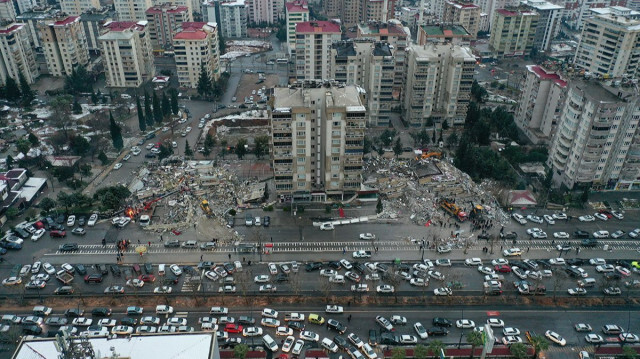 Kahramanmaraş şehir merkezi deprem sonrası savaş alanına döndü.
