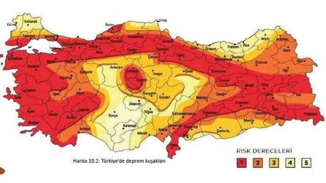 Doğu Anadolu fay hattı hangi illerden geçiyor? | Deprem riski olan iller-  AFAD 2023 risk haritası