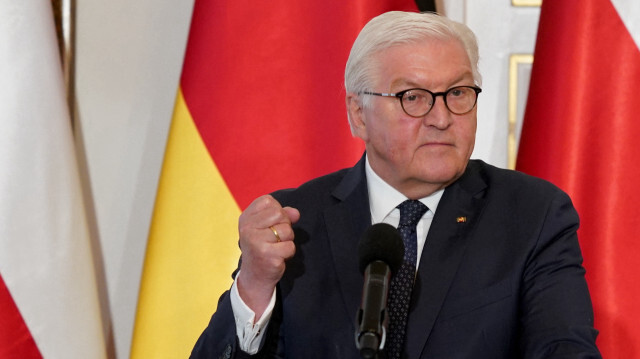 Le président allemand Frank-Walter Steinmeier. Crédit photo: JANEK SKARZYNSKI / AFP