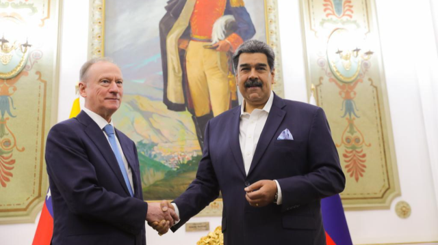 Rusya Federasyonu Güvenlik Konseyi Sekreteri Patruşev, Maduro'yu ziyaret etti
