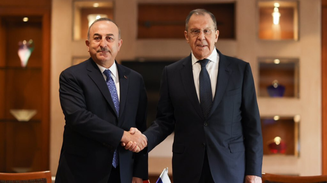Dışişleri Bakanı Mevlüt Çavuşoğlu ve Rusya Dışişleri Bakanı Sergey Lavrov 