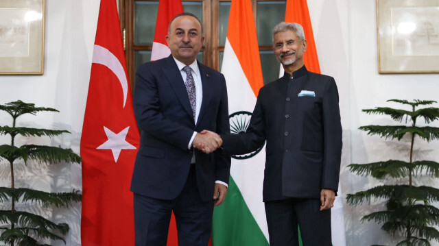 Dışişleri Bakanı Mevlüt Çavuşoğlu - Hindistan Dışişleri Bakanı Subrahmanyam Jaishankar.