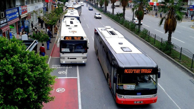 Antalya'da toplu ulaşım ücretlerine zam.