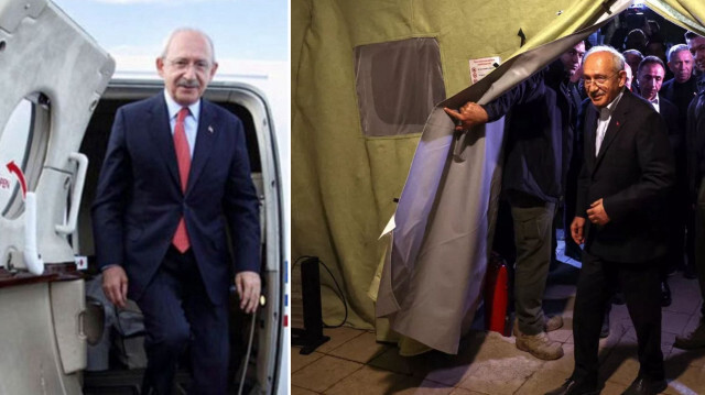 Kılıçdaroğlu önceki gün çadırda görüntü vermişti.