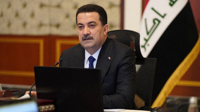 Le premier ministre irakien, Mohamed Chia al-Soudani. Crédit photo: IRAQI PRIME MINISTER'S PRESS OFFICE / AFP