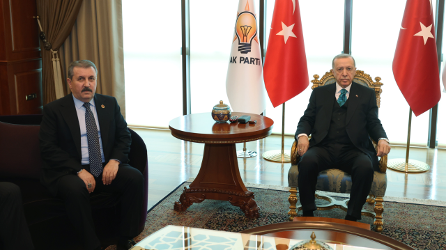 Mustafa Destici - Cumhurbaşkanı Recep Tayyip Erdoğan.