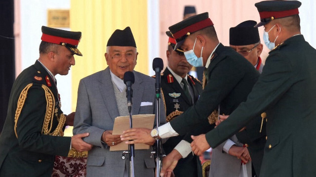 Le président nouvellement élu de Népal, Ram Chandra Poudel. Crédit photo: Dipesh Shrestha / AFP