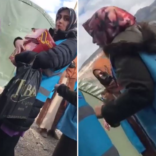 CHP'li Beylikdüzü Belediyesi'ne bağlı kişiler Diyanet Vakfı görevlilerini çocukların bulunduğu çadıra almadı