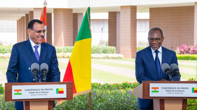 Le président du Bénin Patrice Talon et le Président du Niger Mohamed Bazoum.
Crédit Photo: APANEWS