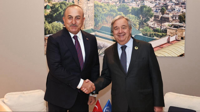 Dışişleri Bakanı Mevlüt Çavuşoğlu - Birleşmiş Milletler (BM) Genel Sekreteri Antonio Guterres. (Arşiv)