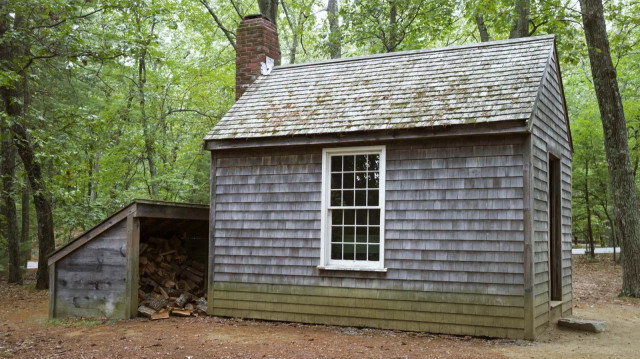  Henry Davıd Thoreau'nun evi. 
