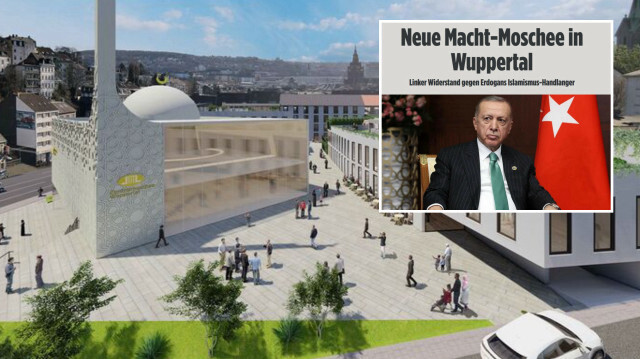 Wuppertal'deki Diyanet İşleri Türk İslam Birliği'ne bağlı cami projesi.