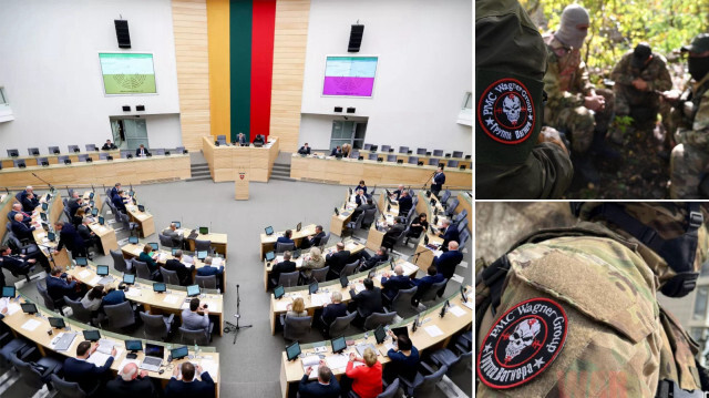 Litvanya Parlamentosu Rus güvenlik şirketi Wagner'i 'terör örgütü' ilan etti.