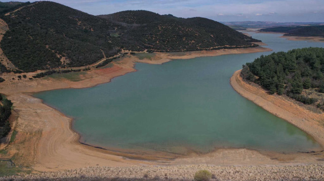 Edirne'nin Keşan ilçesinin su ihtiyacını karşılayan Kadıköy Barajı.