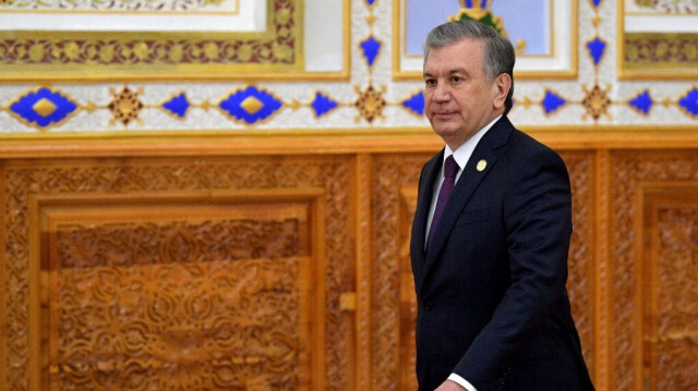 Le Président ouzbek, Chavkat Mirzioïev. Crédit photo: ALEXEI DRUZHININ / SPUTNIK / AFP